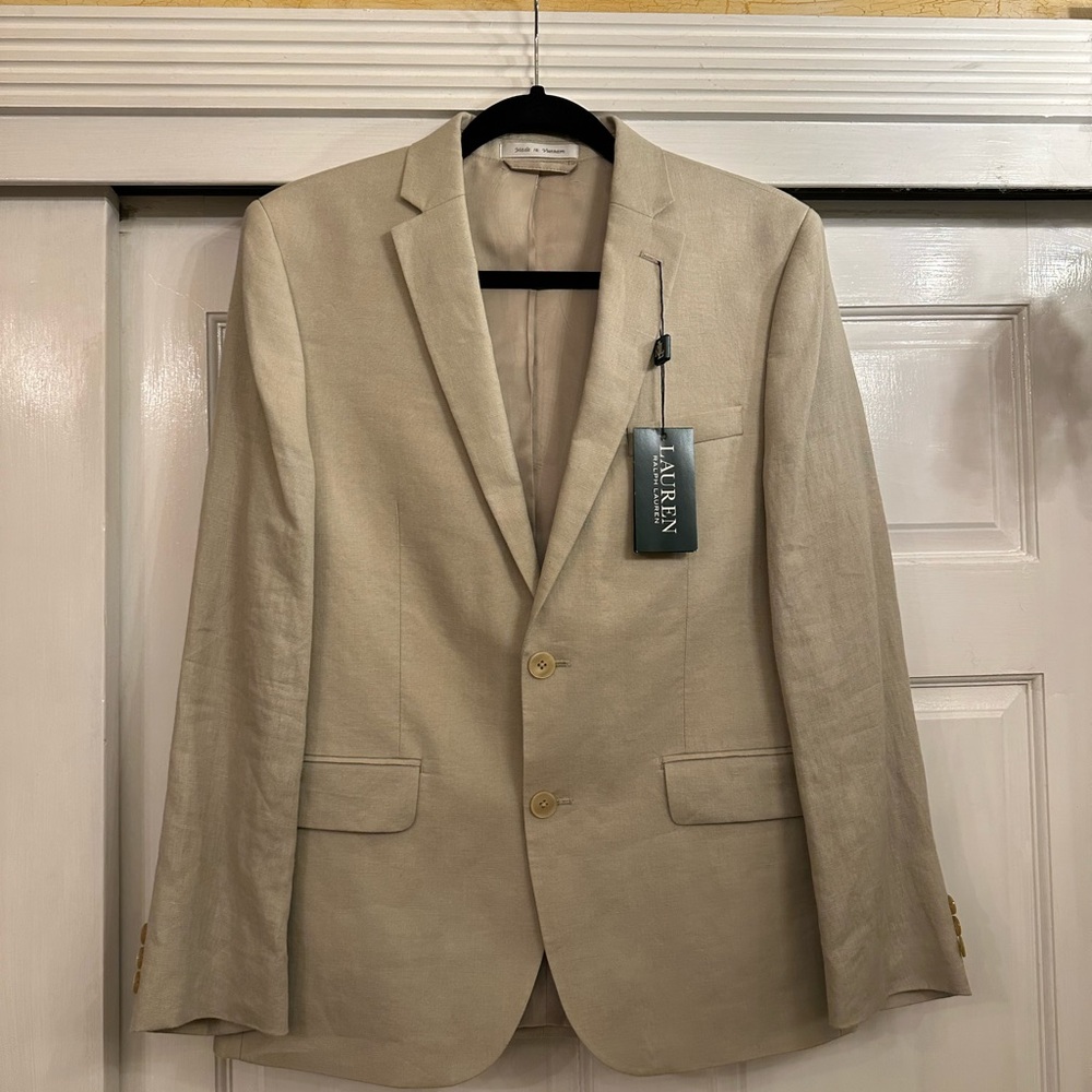 Mens/Boys Lauren/ Ralph Lauren 18 regular Linen sports coat/jacket